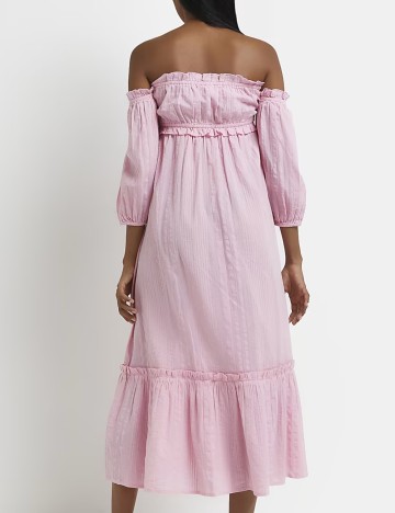 Rochie midi River Island, roz