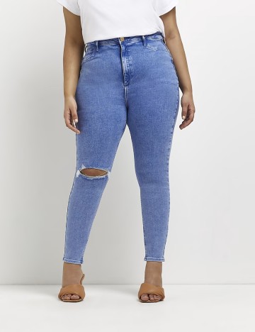 Jeans River Island, albastru