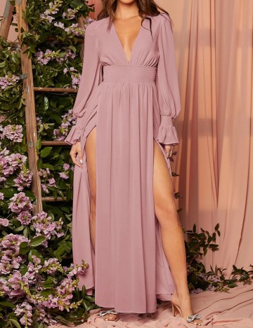 Rochie maxi Shein, roz