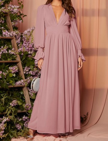 Rochie maxi Shein, roz