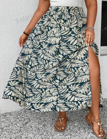 Fustă maxi Shein, mix culori