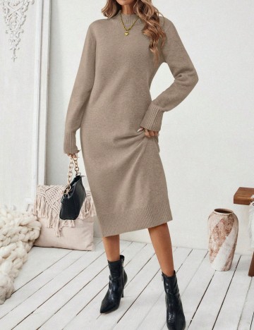 Rochie maxi Shein, bej