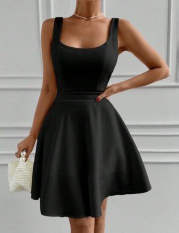 Rochie midi Shein, negru