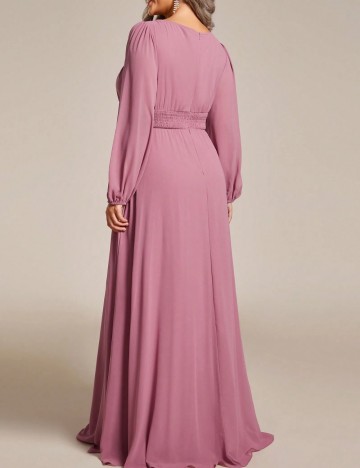 Rochie maxi Shein Curve+, roz