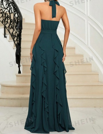 Rochie de ocazie Shein, turcoaz