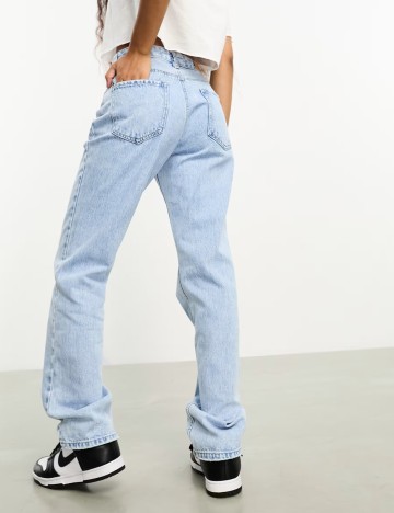 Jeans Stradivarius, albastru