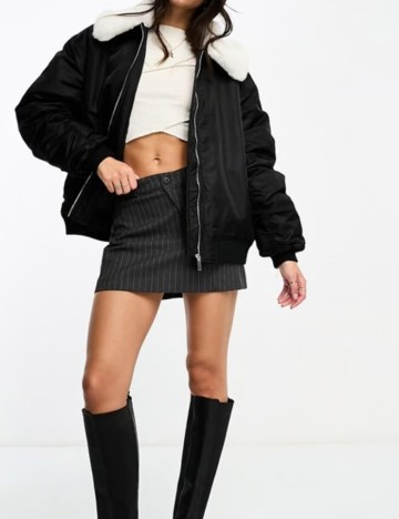 Jachetă Miss Selfridge, negru