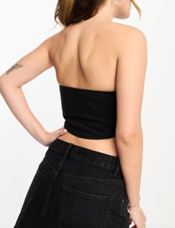 Top Pull&Bear, negru