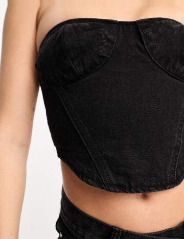 Top Pull&Bear, negru