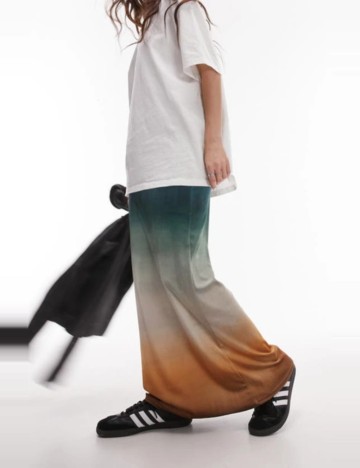 Fustă maxi Topshop, mix culori