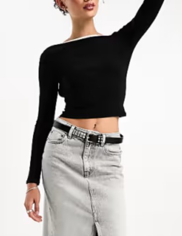 Bluză ASOS, negru