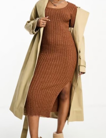 Rochie maxi ASOS, maro