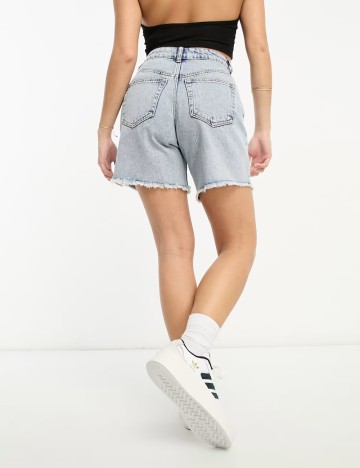 Pantaloni scurți de blugi Miss Selfridge, albastru