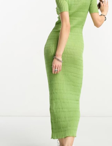 Rochie maxi WEEKDAY, verde