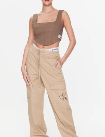 Top Calvin Klein, kaki
