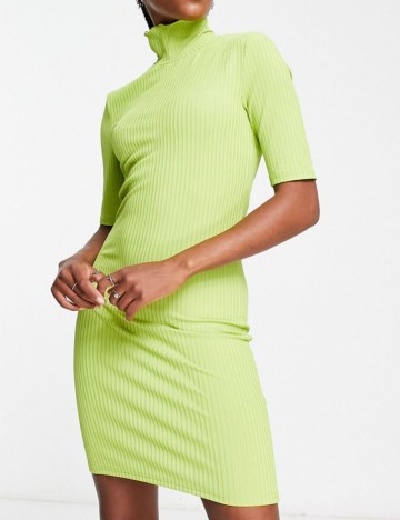 Rochie mini Fire & Glory, verde