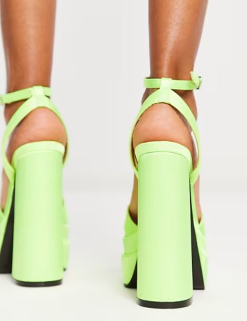 Sandale Glamorous, neon