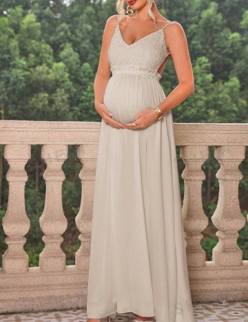 Rochie maxi Shein, bej