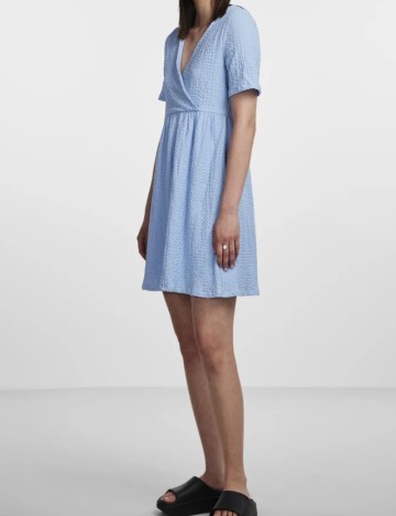 Rochie mini Pieces, albastru