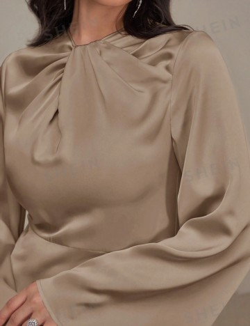 Rochie maxi Shein, bej