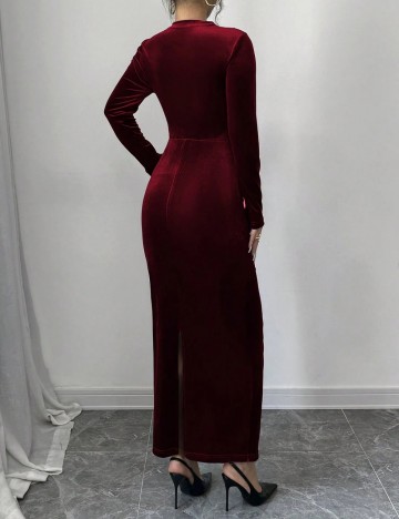 Rochie maxi Shein, vișiniu