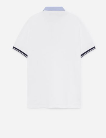 Tricou polo Lefties, alb