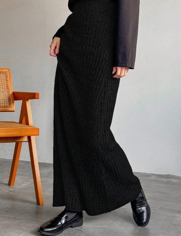 Fustă maxi Shein, negru