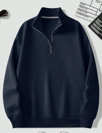 Bluză MANFINITY by Shein, albastru