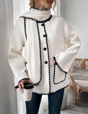 Jachetă Shein, crem