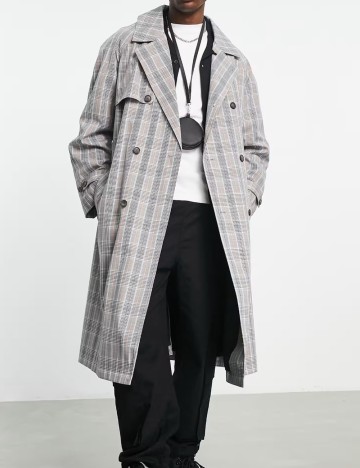Trench ASOS, mix culori