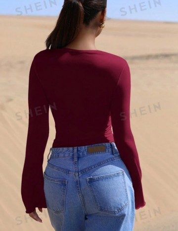 Bluză Shein, vișiniu