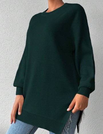 Pulover lung Shein, verde