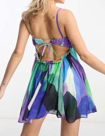 Rochie mini ASOS, mix culori