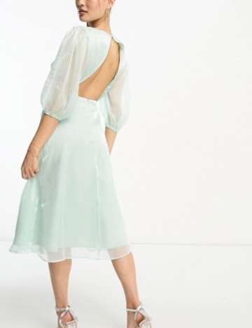 Rochie maxi Collective the Label Petite, verde