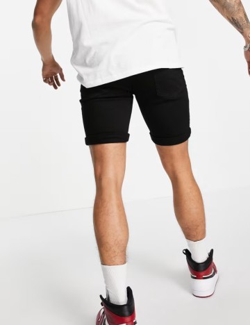 Pantaloni scurți Topman, negru