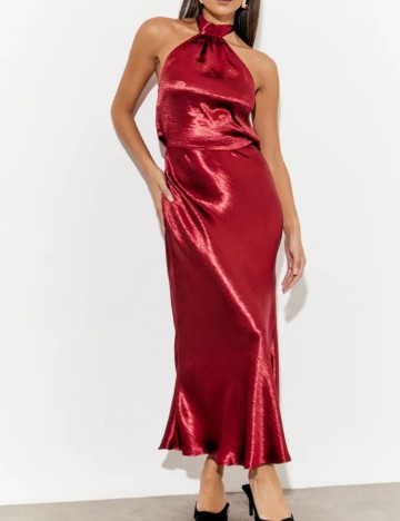 Rochie midi IN THE STYLE, roșu