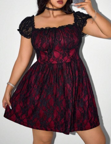 Rochie midi Shein Curve+, mix culori