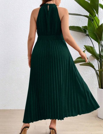 Rochie maxi Shein Curve+, verde