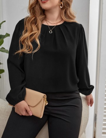 Bluză Shein Curve+, negru