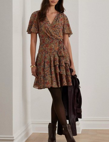 Rochie mini Ralph Lauren, mix culori