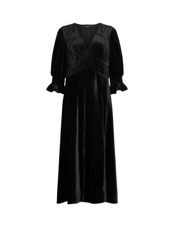 Rochie midi Allsaints, negru