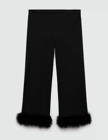 Pantaloni Mango, negru