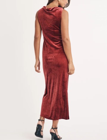 Rochie maxi nobody's child, vișiniu