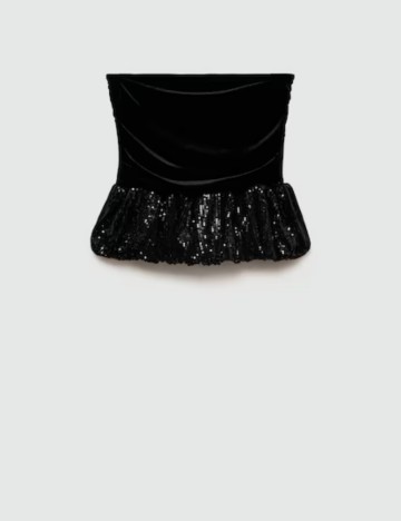 Top Mango, negru