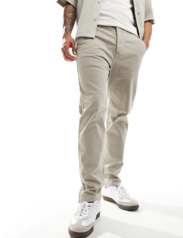 Pantaloni Allsaints, gri