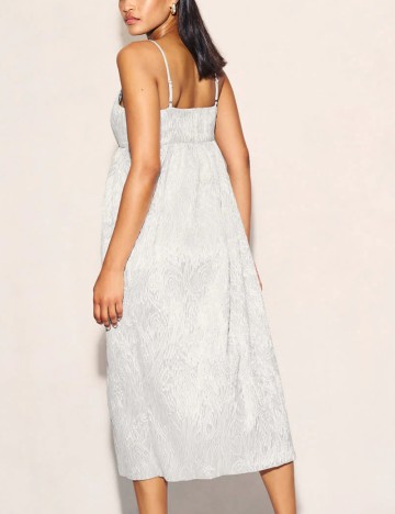Rochie maxi nobody's child, argintiu