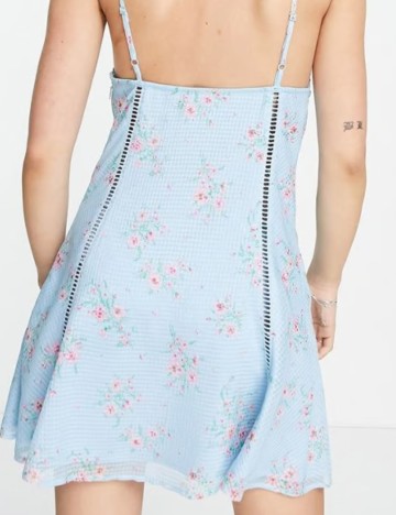 Rochie mini Reclaimed vintage, albastru
