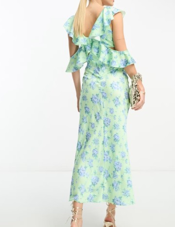 Rochie midi ASOS, verde
