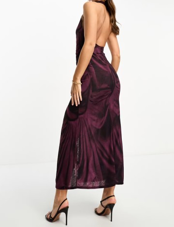 Rochie midi ASOS, mov