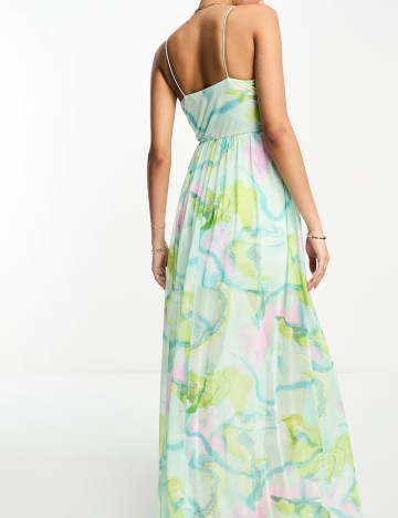 Rochie maxi ASOS, mix culori